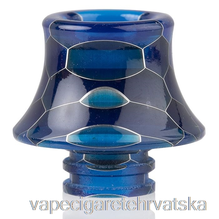 Vape Hrvatska 510 Konus Zmijska Koža Resin Drip Tip Tamnoplava